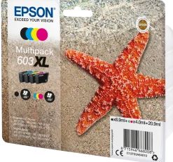 Bläckpatron EPSON T03U 603XL 4-färg 4/fp