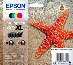 Bläckpatron EPSON T03U 603XL 4-färg 4/fp