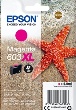 Bläckpatron EPSON T03U 603XL magenta
