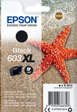 Bläckpatron EPSON T03U 603XL svart