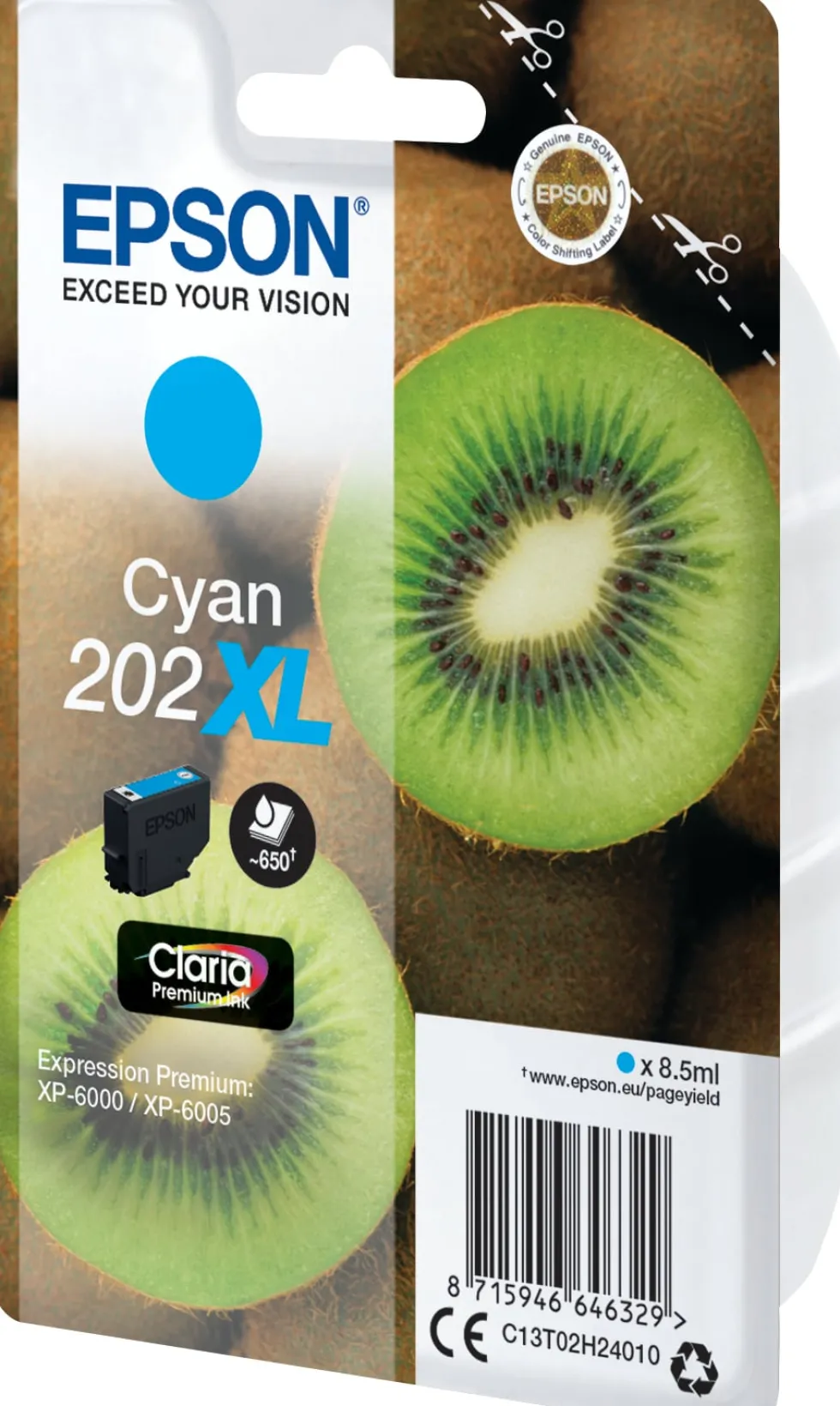 Bläckpatron EPSON T202 XL Cyan