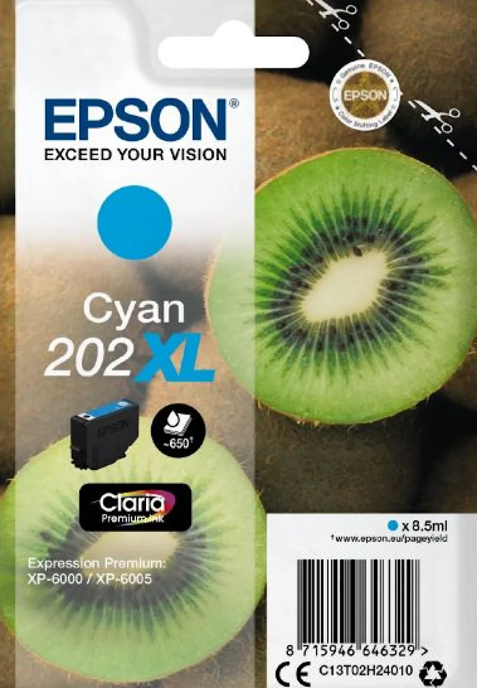 Bläckpatron EPSON T202 XL Cyan