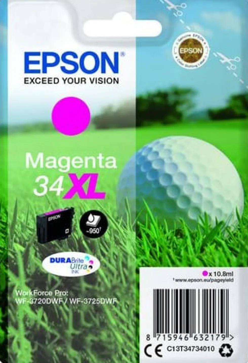 Bläckpatron EPSON T3473 XL magenta