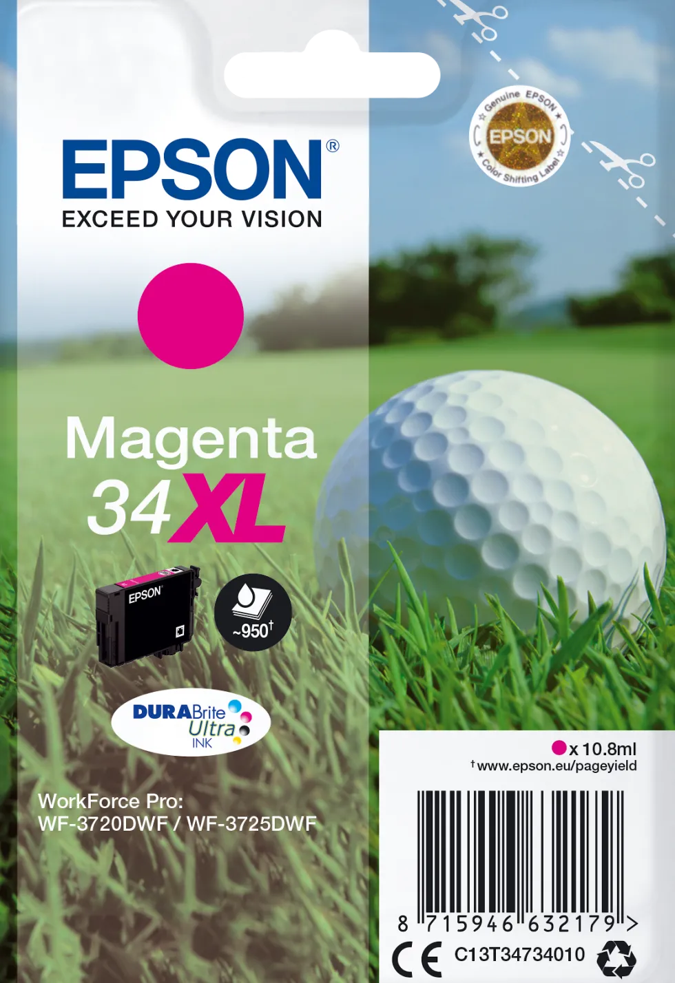Bläckpatron EPSON T3473 XL magenta