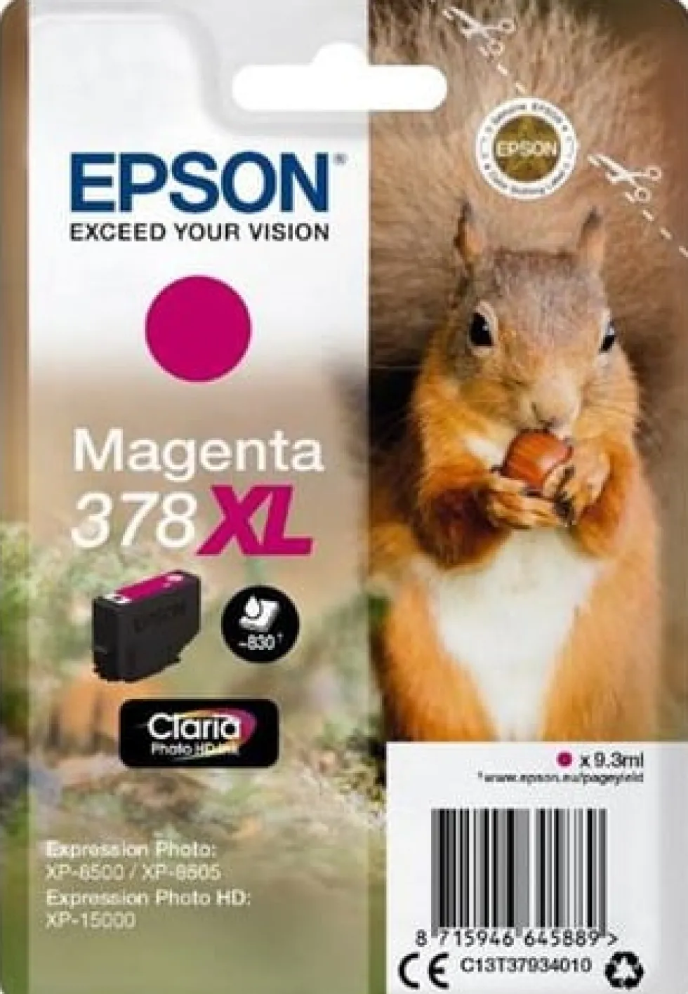 Bläckpatron EPSON T3788 XL Magenta