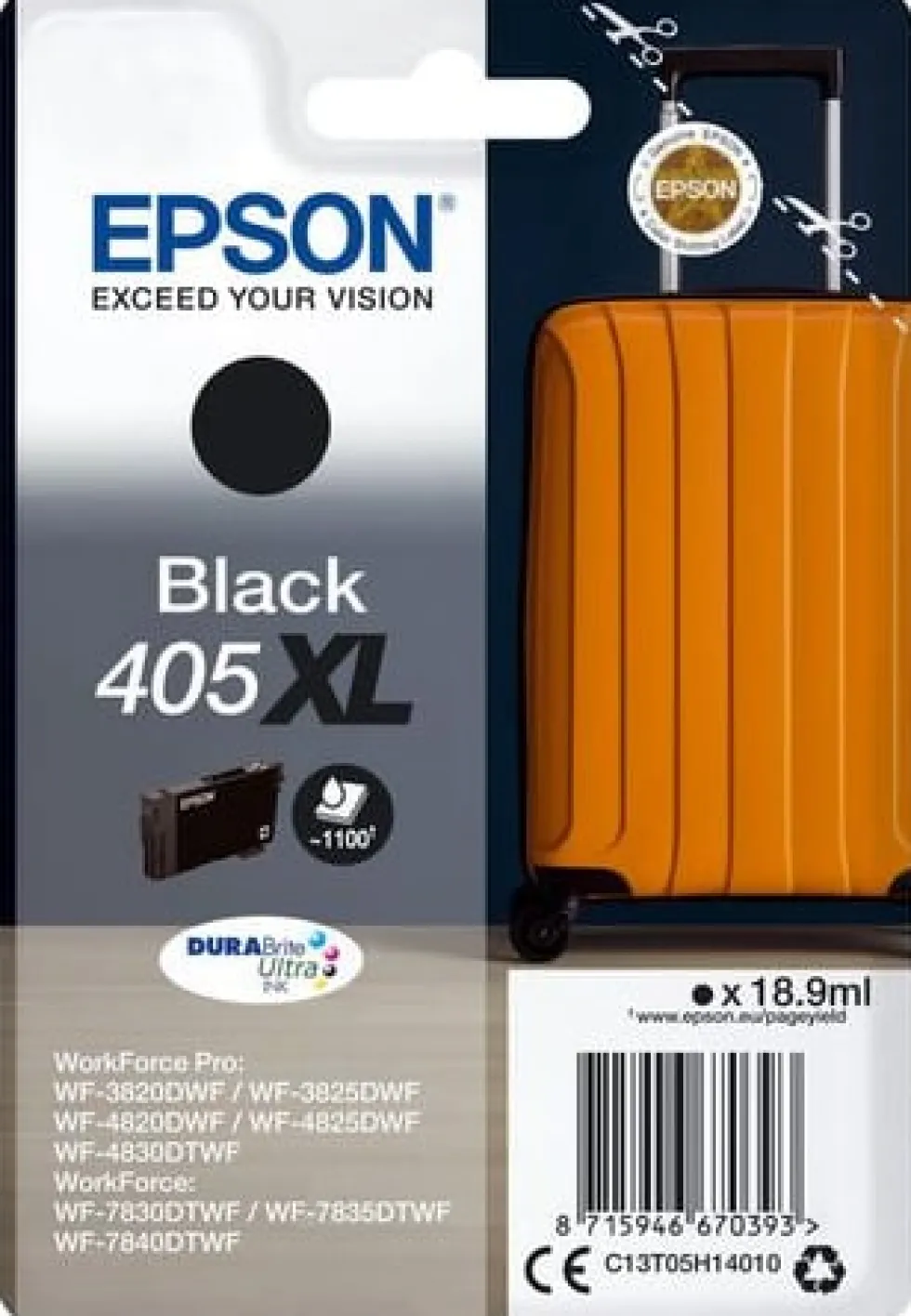 Bläckpatron EPSON T405 XL Svart
