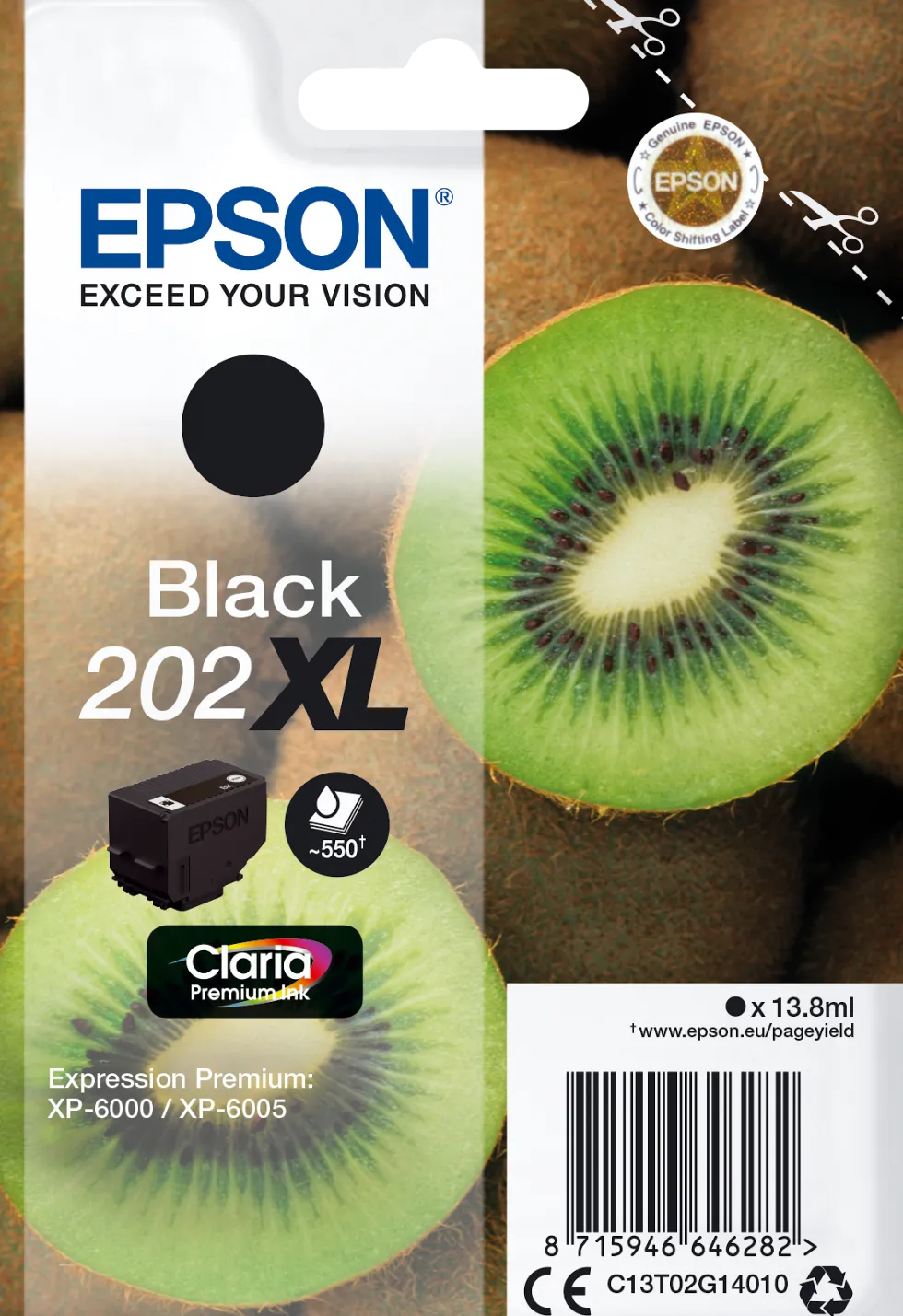 Bläckpatron EPSON T202 XL Svart