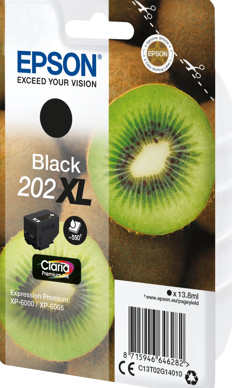 Bläckpatron EPSON T202 XL Svart