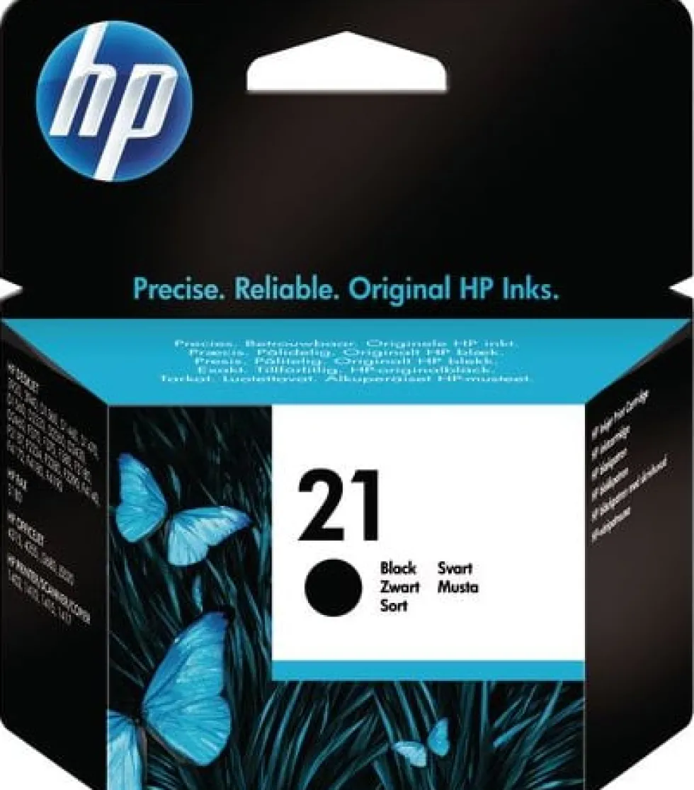 Bläckpatron HP C9351AE 21 svart