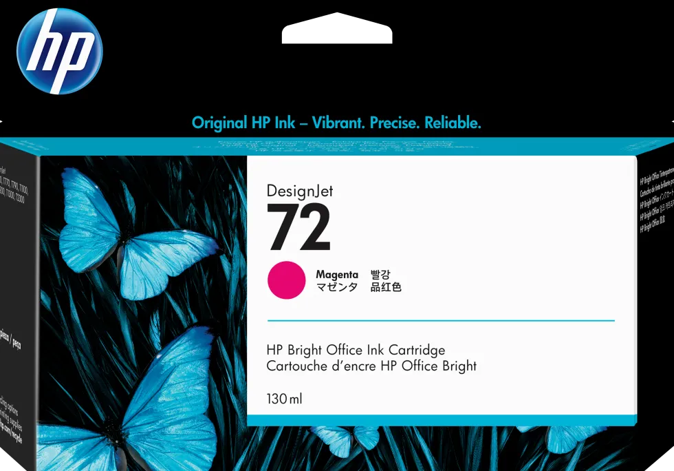 Bläckpatron HP C9372A 72 Magenta