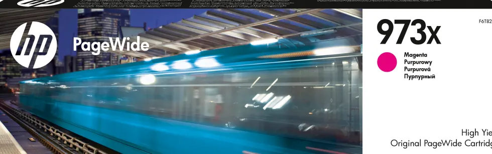 Bläckpatron HP F6T82AE 973X Magenta