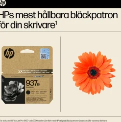 Bläckpatron HP 4S6W9NE 937e svart