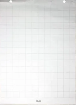 Blädderblock 60x85cm ol/rut 5/fp