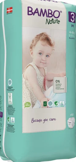 Blöja BAMBO Nature S3 4-8kg TP 52/fp