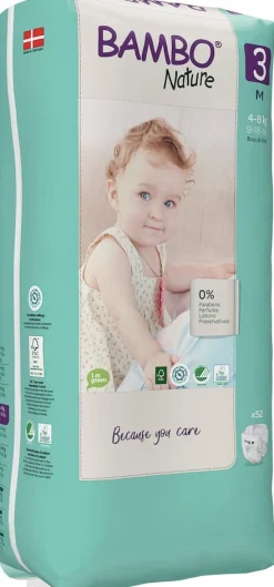 Blöja BAMBO Nature S3 4-8kg TP 52/fp