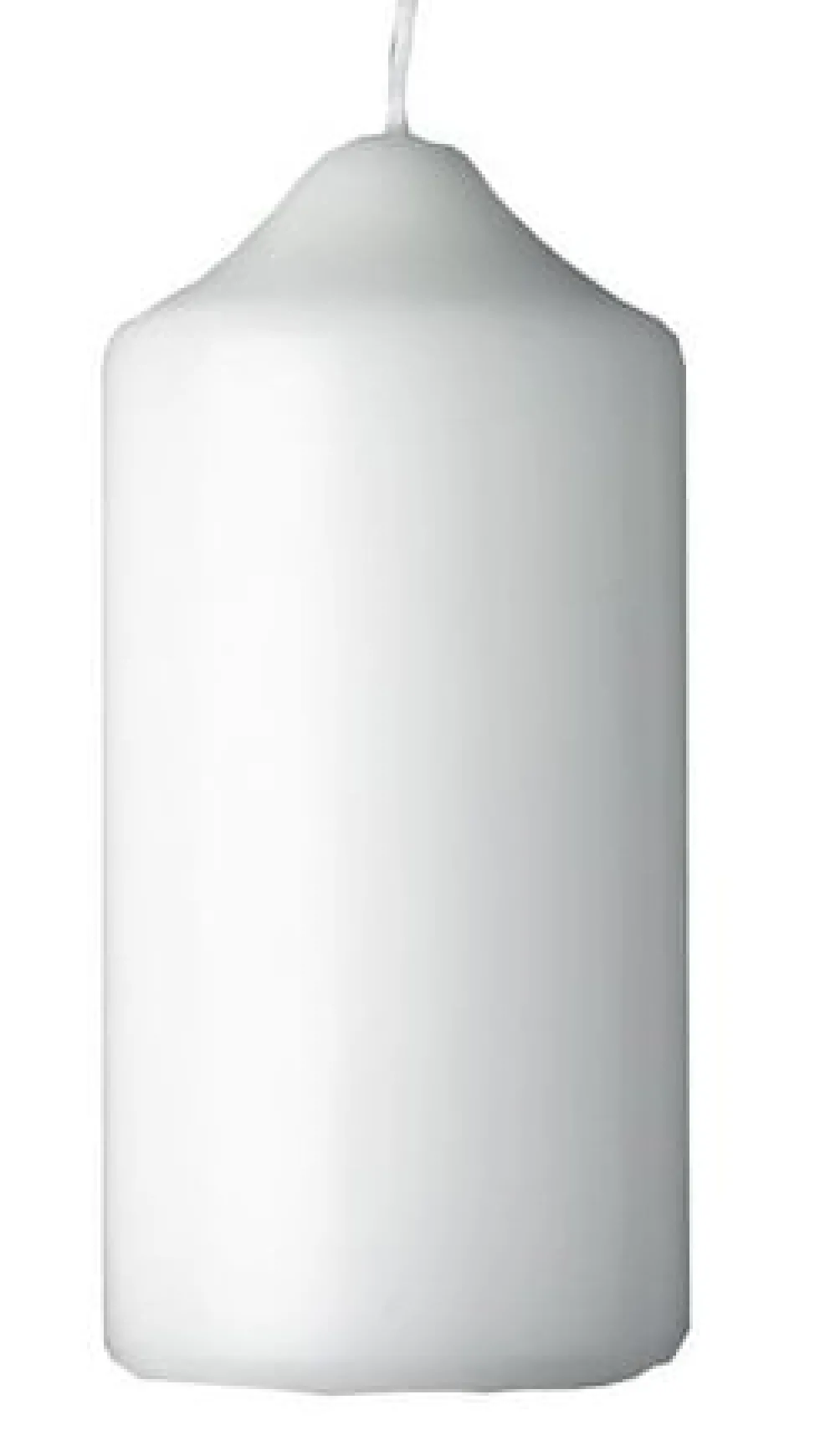 Blockljus DUNI 130x60mm vit
