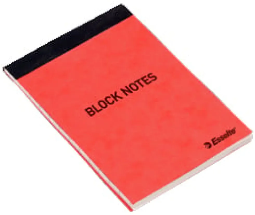 Block Perforerat A7, linjerat, 60g, 10st