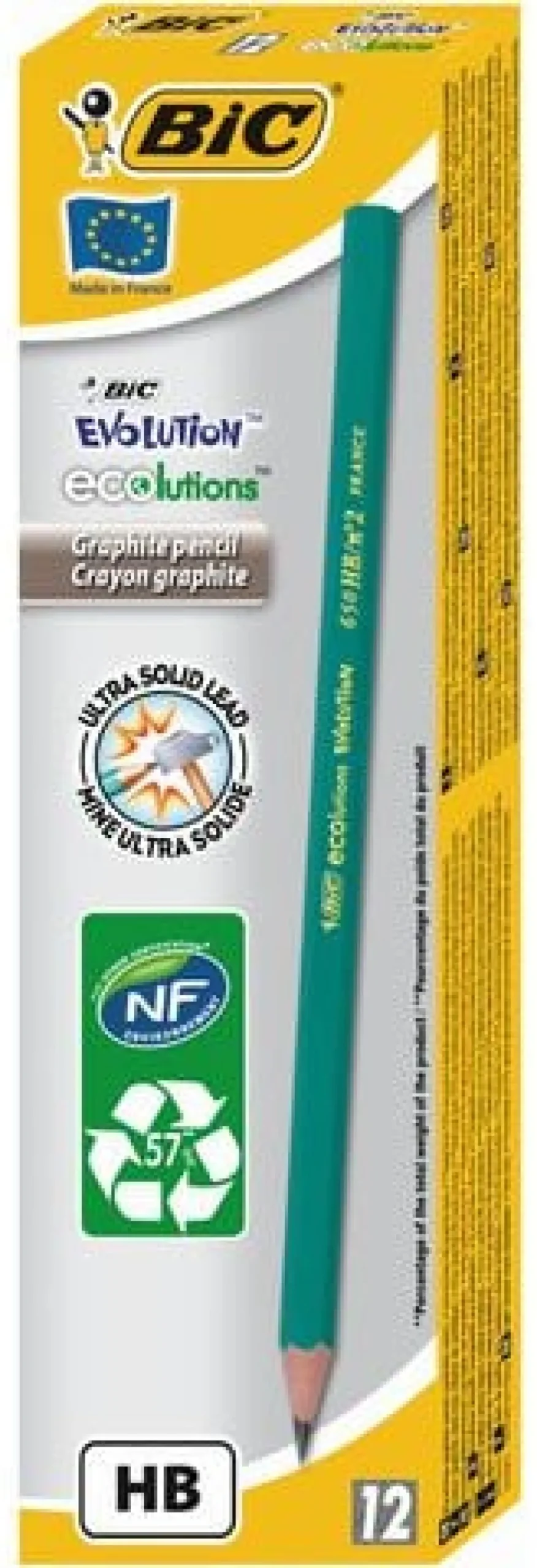 Blyertspenna BIC Evolution HB, 12/fp