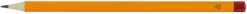 Blyertspenna rundad lacktopp B 12/fp