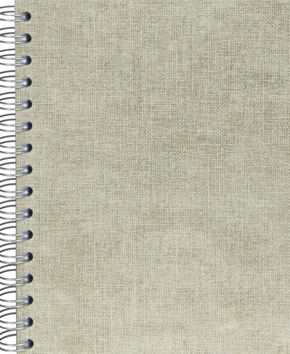 Bok Bigso A5 linj canvas linen