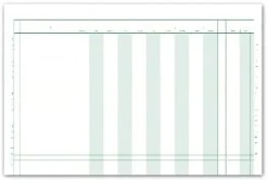 Bokföringsbok 366, 96s, 11 dubbelkolumner, 5 enkelkolumner
