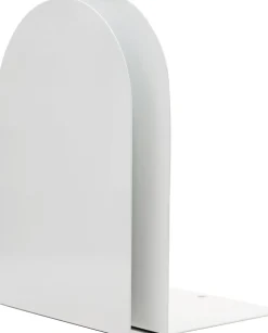 Bokstöd metall vit 2/fp