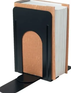 Bokstöd 230X150mm svart 2-pack