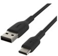 BOOST CHARGE USB-A to USB-C Cable, 2M, Black