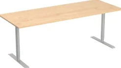 Bord El 180x80cm björklaminat/grå