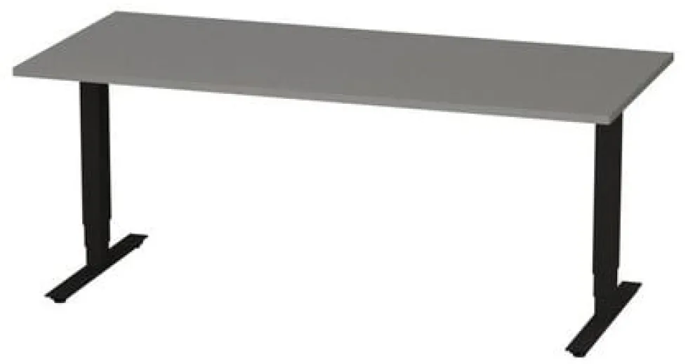 Bord höj/sänk Pro 1800x800 grå/svart