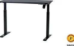 Bord höj/sänk SUN-FLEX®EASYDESK ELITE, Traffic Black 120x60cm