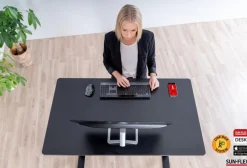 Bord höj/sänk SUN-FLEX®EASYDESK ELITE, Traffic Black 120x60cm