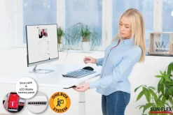 Bord höj/sänk SUN-FLEX® Easydesk Elite Pure White 120x60cm
