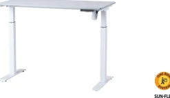 Bord höj/sänk SUN-FLEX® Easydesk Elite Pure White 120x60cm