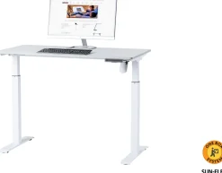 Bord höj/sänk SUN-FLEX® Easydesk Elite Pure White 120x60cm