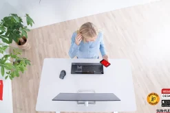 Bord höj/sänk SUN-FLEX® Easydesk Elite Pure White 120x60cm