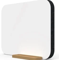 Bordsskärm & Skrivtavla Mood Fabric Table, 600x450mm,Vit/Svart