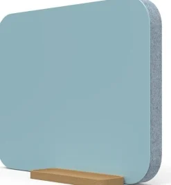 Bordsskärm & Skrivtavla Mood Fabric Table, 600x450mm, Isblå
