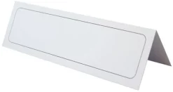 Bordsskylt DURABLE 61x210mm vit 100/fp
