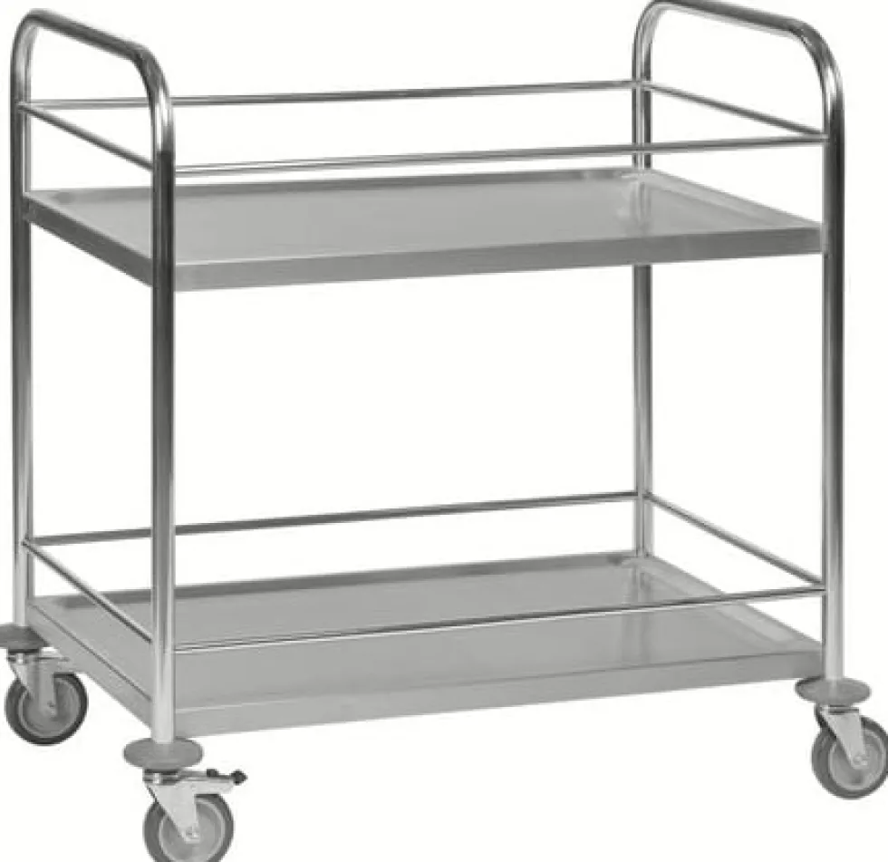 Bordsvagn rostfri