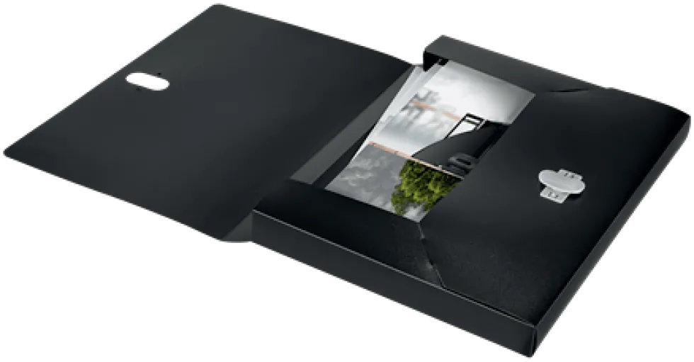 Boxmapp LEITZ Recycle A4 PP, svart