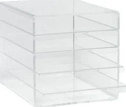 Brevkorg Kuben 5-fack A4 trans