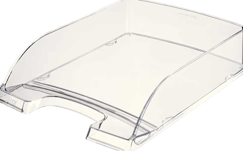 Brevkorg Leitz Plus Transparent, 255x360x70mm