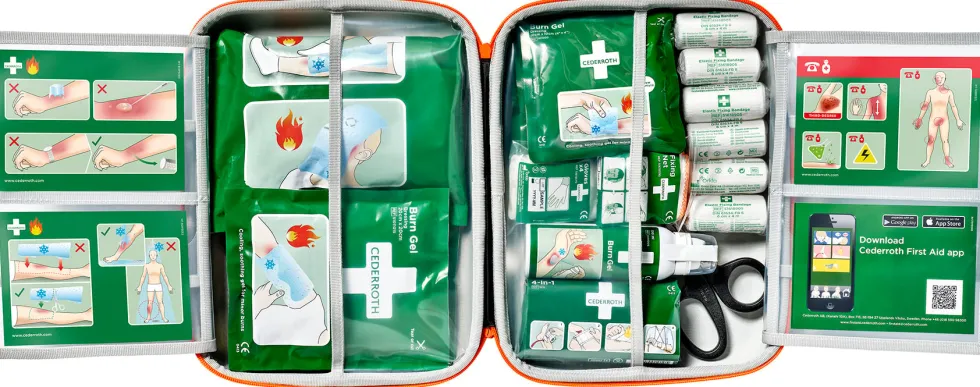Brännskade-kit CEDERROTH Burn Kit
