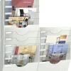Broschyrställ CEP Expo Vit/Transparent, A4L, 6 fack