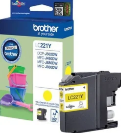 Brother LC221Y - Gul - original - bläckpatron
