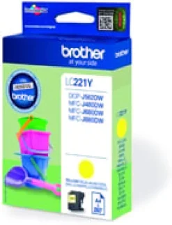 Brother LC221Y - Gul - original - bläckpatron