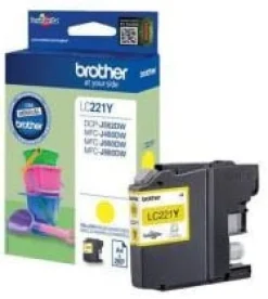 Brother LC221Y - Gul - original - bläckpatron