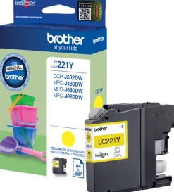Brother LC221Y - Gul - original - bläckpatron
