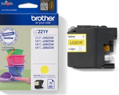 Brother LC221Y - Gul - original - bläckpatron